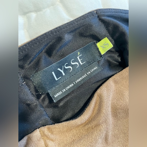 Worn 1x! Faux suede leggings by Lysse - size XS - Picture 3 of 3